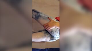 Filling her jeans with piss and shit, very messy, ScatKings.com Scat Porn 14 ScatKings.com Scat Porn