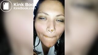 female enjoying chewing mouthful of shit, ScatKings.com Scat Porn 17 ScatKings.com Scat Porn